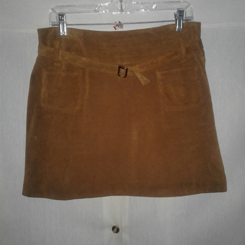 Vintage Rem Carson Suede Miniskirt